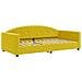 Letto Da Giorno Giallo 100x200 Cm In Velluto - Foto miniatura 1