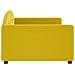 Letto Da Giorno Giallo 100x200 Cm In Velluto - Foto miniatura 3