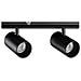 Illuminazione A Binario Contemporaneo Stick Alluminio Nero Led 10w 3000k Ip20 - Foto miniatura 1