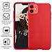Cover Per Iphone 13 Pro Max Premium Silicone Microfibra, Rosso - Foto miniatura 3
