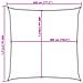 Vela Parasole 160 G /m Quadrata Giallo 4,5x4,5 M In Hdpe - Foto miniatura 2