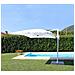 Ombrellone Da Giardino 3x4 Mt Con Palo Girevole In Alluminio E Antivento Mercurio - White - Foto miniatura 2