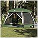 Tenda Familiare Cabina per 6 Persone Verde Impermeabile - Foto miniatura 3