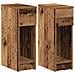 Comodini con Cassetto 2 pz in Legno Antico 20x36x60 cm - Foto miniatura 1