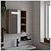 Armadietto Bagno con Specchio e LED Rovere 45x13x52 cm - Foto miniatura 2