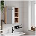 Armadietto Bagno con Specchio e LED Rovere 45x13x52 cm - Foto miniatura 3