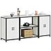 Set di Stoccaggio per Cucina 3 pcs Bianco 210 x 50 x 92 cm - Foto miniatura 3