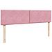 Struttura Letto Pouf con Materassi Rosa 200x200 cm Velluto - Foto miniatura 9