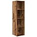 Mobile TV 2 pcs Marrone 37 x 37 x 142.5 cm Legno multistrato - Foto miniatura 5