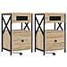 Armadio da Notte 2 pcs rovere sonoma 40 x 31 x 60 cm - Foto miniatura 1