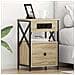 Armadio da Notte 2 pcs rovere sonoma 40 x 31 x 60 cm - Foto miniatura 2