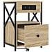 Armadio da Notte 2 pcs rovere sonoma 40 x 31 x 60 cm - Foto miniatura 6