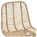 Sedia da Bar 2 pcs Naturale 44,5 x 53 x 111 cm Rattan e Ferro - Foto miniatura 8
