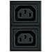 Power Distribution Unit PDU 10pcs C13 Sockets 1U 16A C19 Plug 2m Cable - Foto miniatura 5