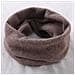 Scaldacollo Da Ciclismo In Cashmere Per Autunno E Inverno, Scaldacollo Unisex Per Climi Freddi Camel - Foto miniatura 2