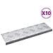 Dischi Quadrati 10 pcs Argento 60 x 18 cm Alluminio - Foto miniatura 1