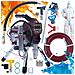 Agitatore Per Verniciatura Zenthril Surge Wf 1800w 20mpa 0,019"" 2l /min - Set Easyperformance Con Tuta Protettiva E Accessori - Foto miniatura 1