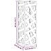 Supporto per Ombrellone Bianco 15.5 x 15.5 x 49 cm Metallo - Foto miniatura 9