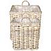 Cestino per Piante con archiviazione 2 pcs Grigio Rattan Lacak - Foto miniatura 7
