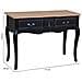 Console In Legno Laccato Nero Invecchiato Con 3 Cassetti 115x50x80h Cm - Foto miniatura 4