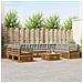 Set divani con cuscino 10 pcs Grigio Naturale e Chiaro - Foto miniatura 2