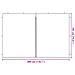 Parete per tenda da festa 2 pcs Rosso 300 x 195 cm PE e Acciaio - Foto miniatura 6