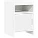 Comodini Bianco 40 x 36 x 60 cm Legno ingegnerizzato - Foto miniatura 1