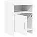 Comodini Bianco 40 x 36 x 60 cm Legno ingegnerizzato - Foto miniatura 3