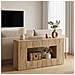 Tavolo consolle Rigato Rovere Sonoma 101 x 29 x 74 cm - Foto miniatura 2