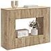 Tavolo consolle Rigato Rovere Sonoma 101 x 29 x 74 cm - Foto miniatura 3