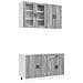 Unità Cucina PORTO 4 pcs Sonoma grigio Legno ingegnerizzato - Foto miniatura 1
