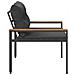 Panchina da esterno 2 -Seater 116 x 67,5 x 72 cm polyrattan - Foto miniatura 6