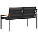Panchina da esterno 2 -Seater 116 x 67,5 x 72 cm polyrattan - Foto miniatura 7