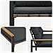 Panchina da esterno 2 -Seater 116 x 67,5 x 72 cm polyrattan - Foto miniatura 8