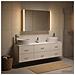 Set di mobili per il bagno 4 pcs Bianco - Foto miniatura 2