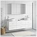 Set di mobili per il bagno 4 pcs Bianco - Foto miniatura 4