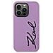 Custodia Karl Lagerfeld Silicone Signature Per Iphone 11 / Xr - Viola - Foto miniatura 1