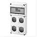 Q Din 10moduli 2 Iec Max 3p+t 16/32a + 2 Iec 16/32a Ip65 - Foto miniatura 2