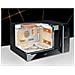 MCP 349 BL Microonde con grill 25L 800W Nero forno a microonde - Foto miniatura 8