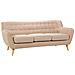 Divano 3 Posti Beige Imbottito In Tessuto Motala - Foto miniatura 18