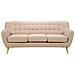 Divano 3 Posti Beige Imbottito In Tessuto Motala - Foto miniatura 34