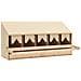 Casetta Cova per Galline 5 Scomparti 117x33x54 cm Legno di Pino - Foto miniatura 2