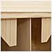 Casetta Cova per Galline 5 Scomparti 117x33x54 cm Legno di Pino - Foto miniatura 6