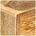 Comodino 40x30x50 Cm In Legno Massello Di Mango - Foto miniatura 2