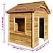 Casetta da Giardino per Bambini 120x120x146 cm in Legno di Pino - Foto miniatura 3