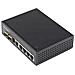 Switch rete LAN industriale a 6 porte - 4 porte PoE RJ45 + 2 slot SFP 30W - 10/100/1000Mbps Power over Ethernet - Commutatore /Hub gigabit switch - Montabile su guida DIN / -40&deg;C to 75&deg;C - Foto miniatura 1
