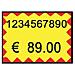 Etichette Per Prezzatrice F. to 26x19 Mm Giallo / rosso Permanenti Conf 10 Rotoli Da 600 Etich. - B10/2619 / fpgstf - Foto miniatura 1