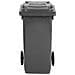 Bidone Carrellato Per Raccolta Differenziata 120 Litri - Grigio - Foto miniatura 2
