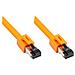 Patchkabel Cat. 8, S / ftp, Pimf, Halogenfrei, 2000mhz, Orange, 1,5m, (8080-015o) - Foto miniatura 1
