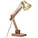 Lampada Da Scrivania Industriale Ottone Rotonda 58x18x90 Cm E27 - Foto miniatura 2